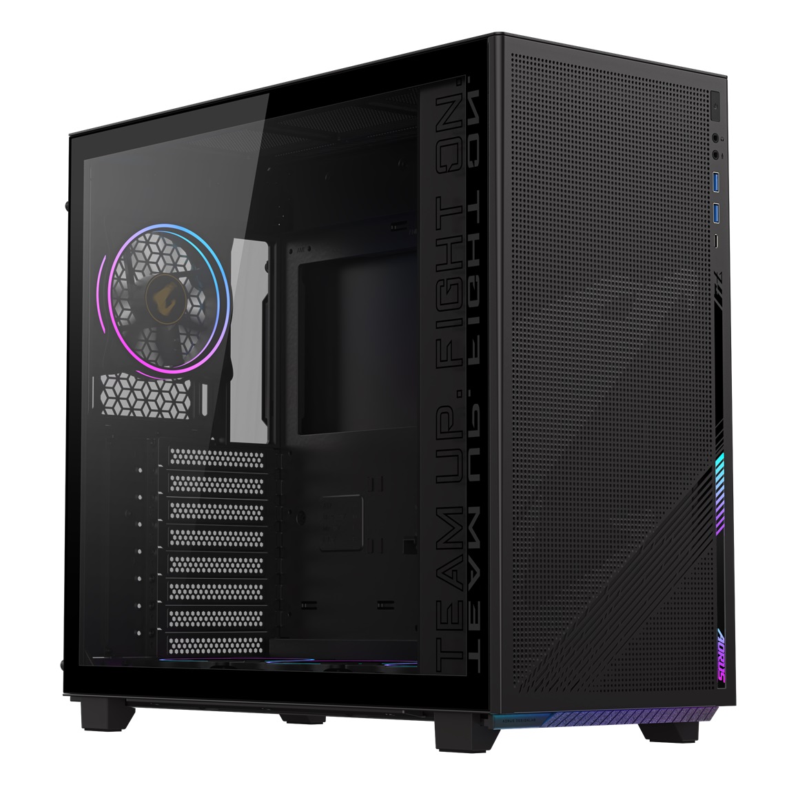 技嘉 AORUS C400 GLASS 電競機殼-技嘉科技股份有限公司