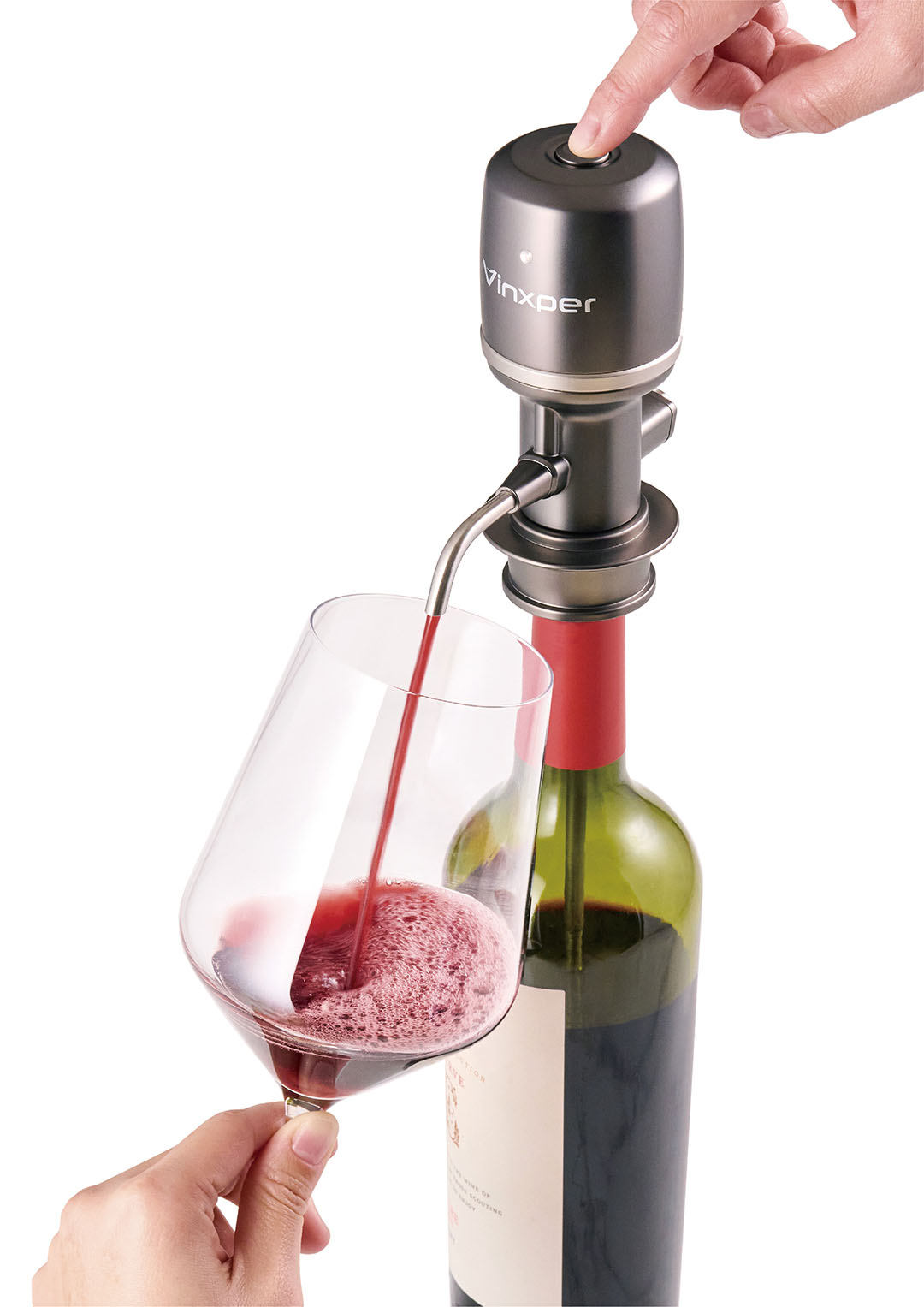 Vinxper Expert-The World's 4th Generation Adjustable Electric Wine Aerator