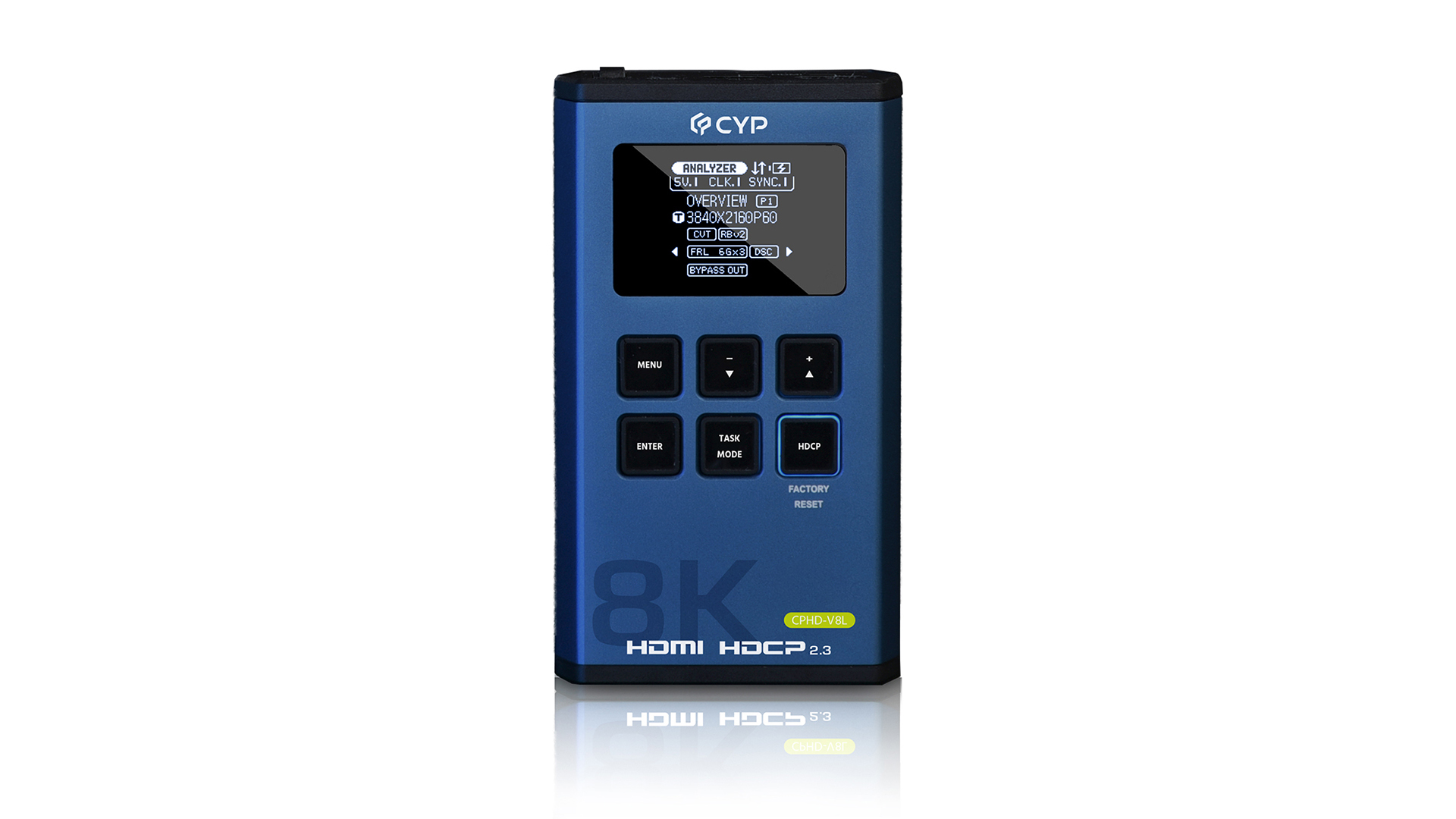8K Portable HDMI Signal Generator and Analyzer