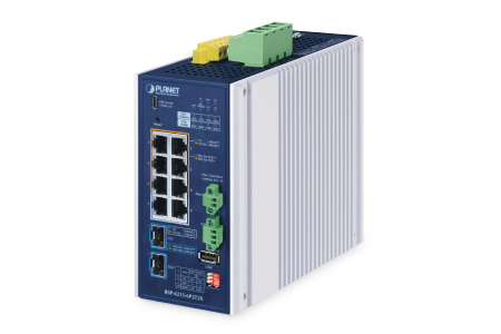 再生能源供電10G光纖PoE網管交換器-普萊德科技股份有限公司