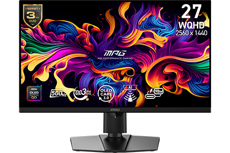 MPG 271QR QD-OLED X50 AI智能電競顯示器 / 微星科技股份有限公司