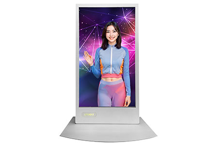 Litemax LumiBot 55" Transparent Display + AI Receptionist-LITEMAX ELECTRONICS INC.